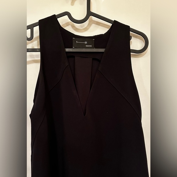 Babaton 1-01 black tailored dress - Picture 3 of 6